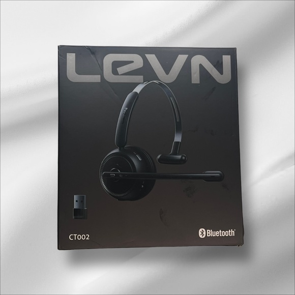 LEVN Upgraded Wireless Headset with Mic for Work, Bluetooth Headset with Noise - Picture 1 of 7
